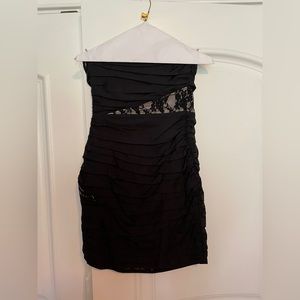 Express Black Mini, Size 4, Lace Detail